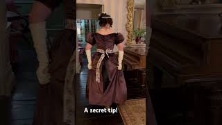 So that is how they protected the silk velvet skirts! Tip from 1838…