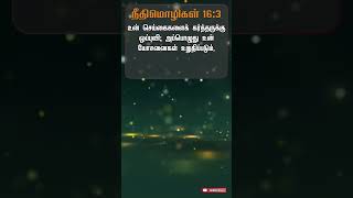 உன் செயல்களை ஆண்டவரிடம் ஒப்படை | God's Word for You #shorts