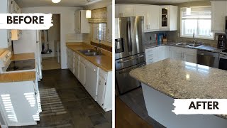 Living In A Remodel - Small Kitchen Renovation Timelapse