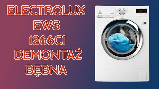 Electrolux EWS1266ci demontaż/wyciągniecie bębna krok po kroku.