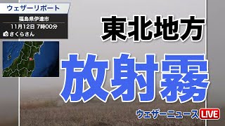 東北地方で放射霧