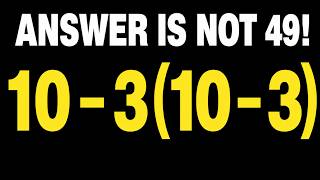 Try Solving This Tricky Math Expression!