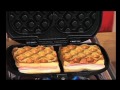 Happycall waffle double pan cooking video