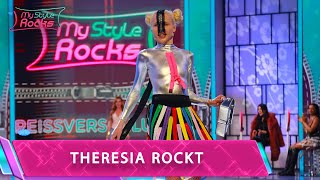 Theresia’s selbstdesigntes Reißverschluss-Outfit begeistert! 🌟