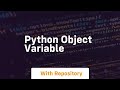 python object variable