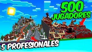 Hice 1000 Batallas de Construcción en Minecraft