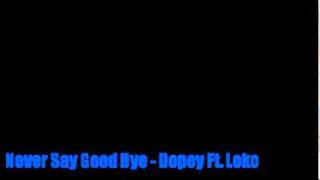 Never Say Good Bye - Dopey Ft. Loko