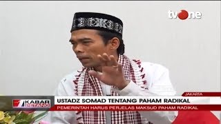 [Eksklusif tvOne] Ustadz Somad Angkat Bicara Soal Paham Radikal