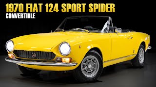 1970 Fiat 124 Sport Spider Convertible