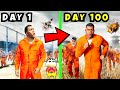 Franklin Spent 100 DAYS in PRISON in a ZOMBIE Outbreak in GTA 5 | SHINCHAN and CHOP
