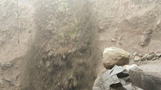 Large Landslides During Heavy Rain