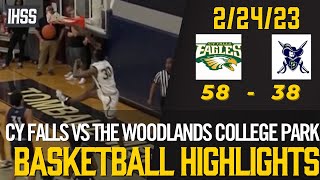 Cy Falls vs The Woodlands College Park - 2023 Boys Basketball Highlights