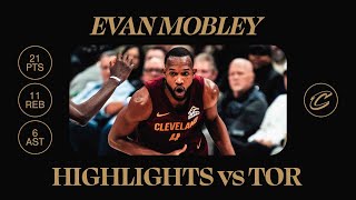 Cavs vs Raptors | Evan Mobley Highlights | 1.9.2025