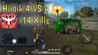 Hiroik Gameplay 4 VS 4 😱|| Gaming Eew_Garena Free Fire 🔥