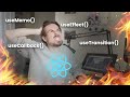 React Hooks Crash Course (useMemo, useCallback and more).