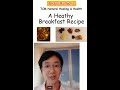 A Healthy Breakfast help for liver, kidney, spleen, beauty, energy (Traditional Chinese medicine)