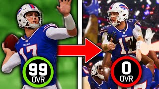 Josh Allen but Every Touchdown He Loses 1 Overall