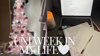 Uni week in my life✨ study, hauls and decorating my Christmas tree🎄