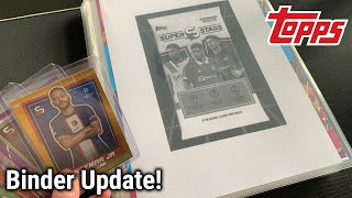 Binder Update! - Topps UCC Superstars 2022/23 Collection (NUMBERED & CHROME CARDS!) ⚽️