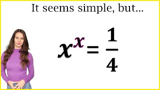 Find X (Lambert W Function - application)