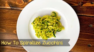 Spiralized Zucchini #SHORTS