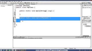 Java Tutorial For Beginners 16 Introduction to Methods