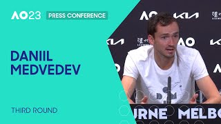 Daniil Medvedev Press Conference | Australian Open 2023 Third Round
