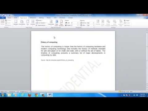 How to Add Watermarks in Word How to Add Watermarks in Word