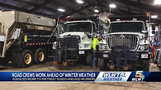 How Greater Cincinnati crews are treating roads ahead of Tuesday's snow