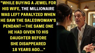 While Buying a Jewel, the Millionaire Saw the Pendant He Once Gave His Daughter Before She Vanished