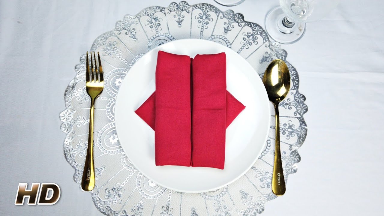 Double Roll Napkin Folding Youtube