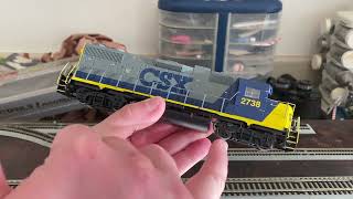 NEW HO SCALE CSX GP38-2 BY PROTO 2000