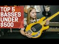 Top 5 Bass Guitars Under $500 for Beginners & Pros