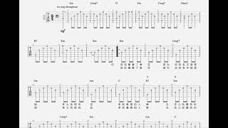 丁香花 吉他弹唱谱