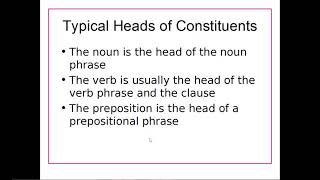 LING 101 UNM - Syntax - Part 2