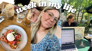 week in my life in the city: New workout classes, Skincare routine, Park Picnics & Getting work done
