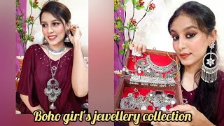 My Silver Jewellery Collection starting from 80 Rs. | Oxidized Jewellery Collection || ThatStyleBug