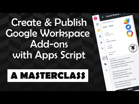 Create Google Workspace Add-ons with Google Apps Script: Masterclass