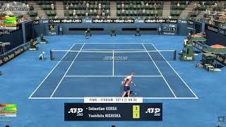 Sebastian Korda VS Yoshihito Nishioka | Adelaide 2023 Semifinal | Tennis Elbow 4 | CPU vs CPU