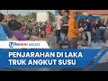 Viral Video Warga Indramayu Menjarah Susu Bear Brand di Kecelakaan: Polisi Tak Bisa Berbuat Apa-apa