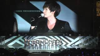 SM Town Singapore 121123 - Super Junior (Eunhyuk speaking singlish \u0026 asking permission to be leader)