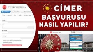 CİMER BAŞVURUSU NASIL YAPILIR? İSTEK, ŞİKAYET, İHBAR, BİLGİ EDİNME HAKKI VE BAŞVURU SORGULAMA