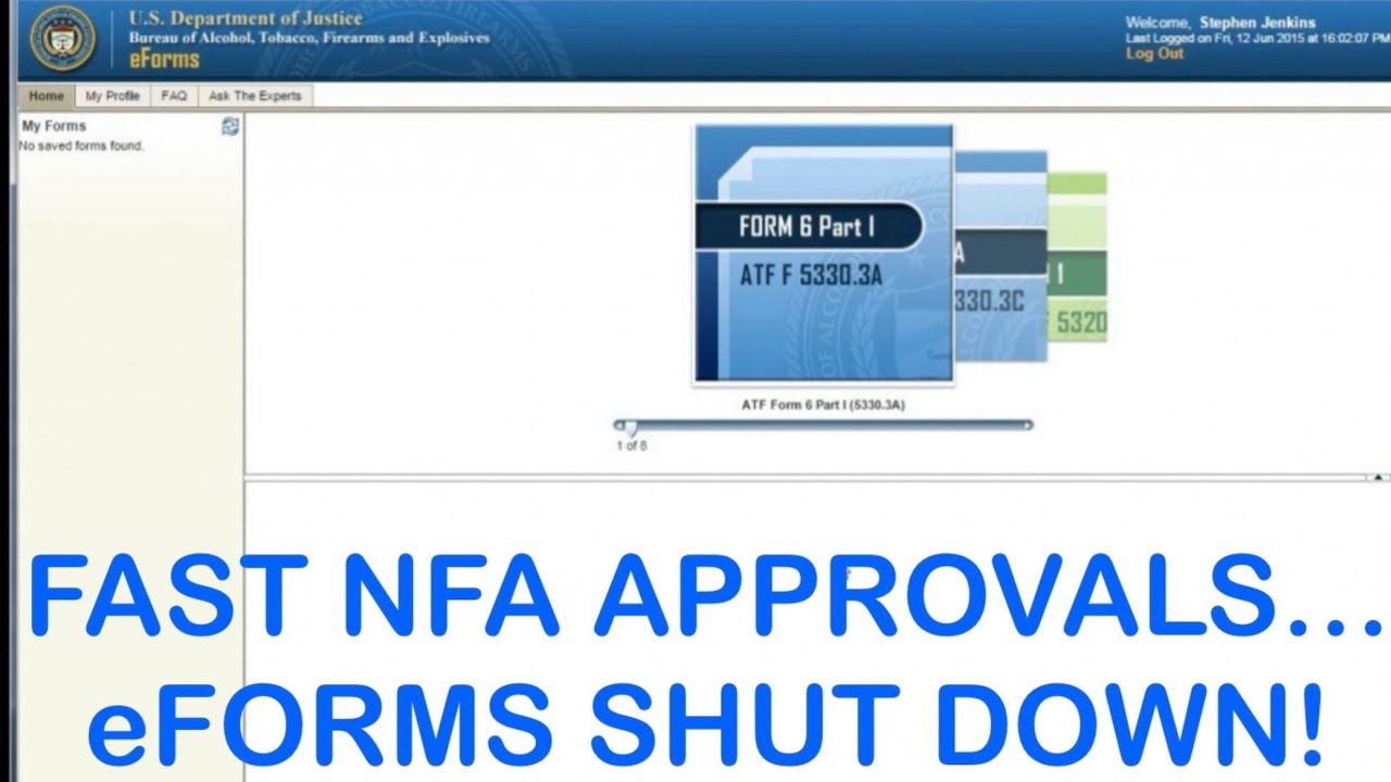 Suppressor Wait Times Get Really Fast & Then ATF Shuts Down EForms ...