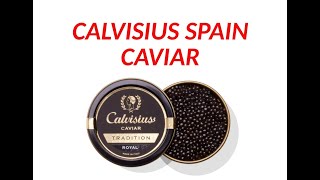 CALVISIUS SPAIN CAVIAR. CANAL RESTAURANTES.