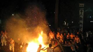 2012 07 07 宇出津あばれ祭り 八坂神社 松明 白山神社神輿 03