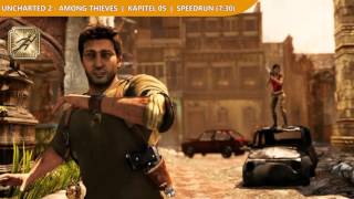 Uncharted 2 - Among Thieves - Gold-Trophäe 'Kurzer Ausflug in die Kriegszone' - Speedrun - Kapitel 5