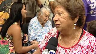 Idosa faz 103 anos e família celebra