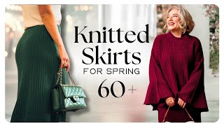 Knitted skirts for spring: The Must-Have Style for Elegant Women Over 50+ 60+ 70+