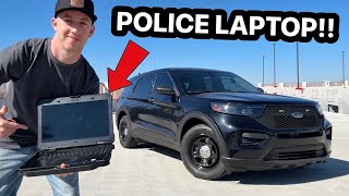 My Ex-Police Car Gets a Computer!!