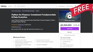 Python for Finance: Investment Fundamentals & Data Analytics | Part1